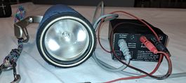 Vintage Tauchlampe / Suchscheinwerfer mit Akku
