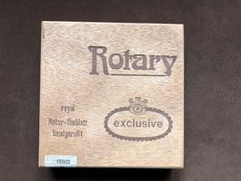 Rotary Zigarren-Kiste "Exclusive" leer Holzbox Vintage