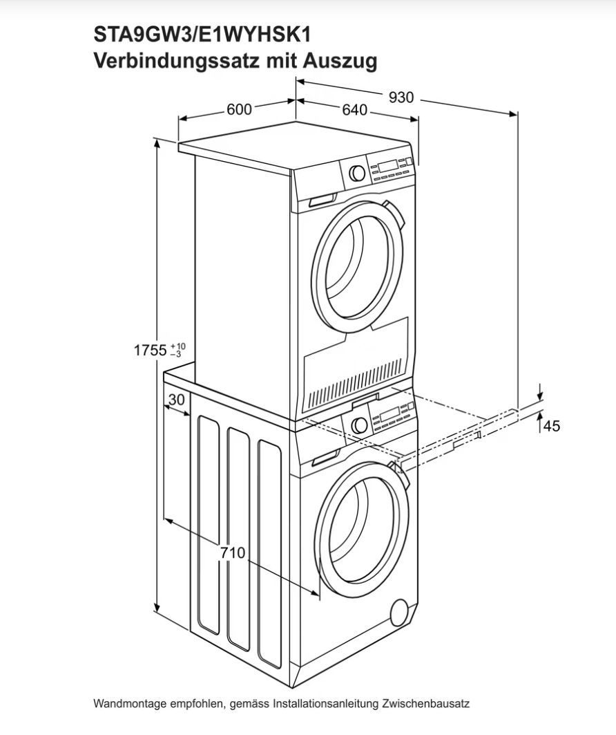 Electrolux Lavatrici: Electrolux Bausatz Zwischenbausatz – Nuovo (secondo la descrizione) da Zollikofen venduto da pandora17 5