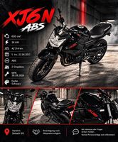 Yamaha XJ6 N ABS 600cc  Auf 35 kW plombiert 