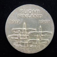 Finnland 10 Markkaa 23,75gr 900/1000 Silber, 1967