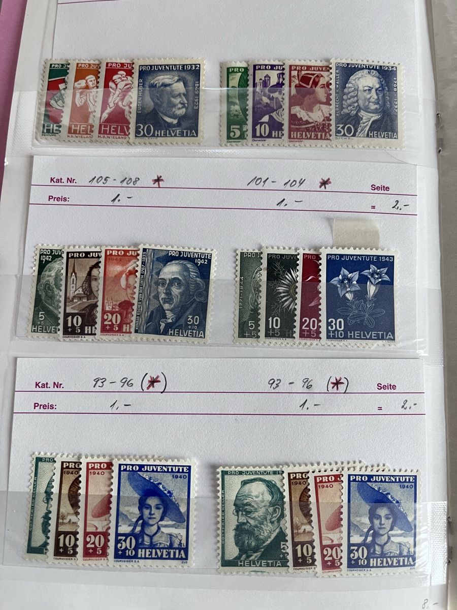 Tutti i francobolli: Briefmarken Auswahlheft Schweiz – Usato da Römerswil LU venduto da manuscha_ 4