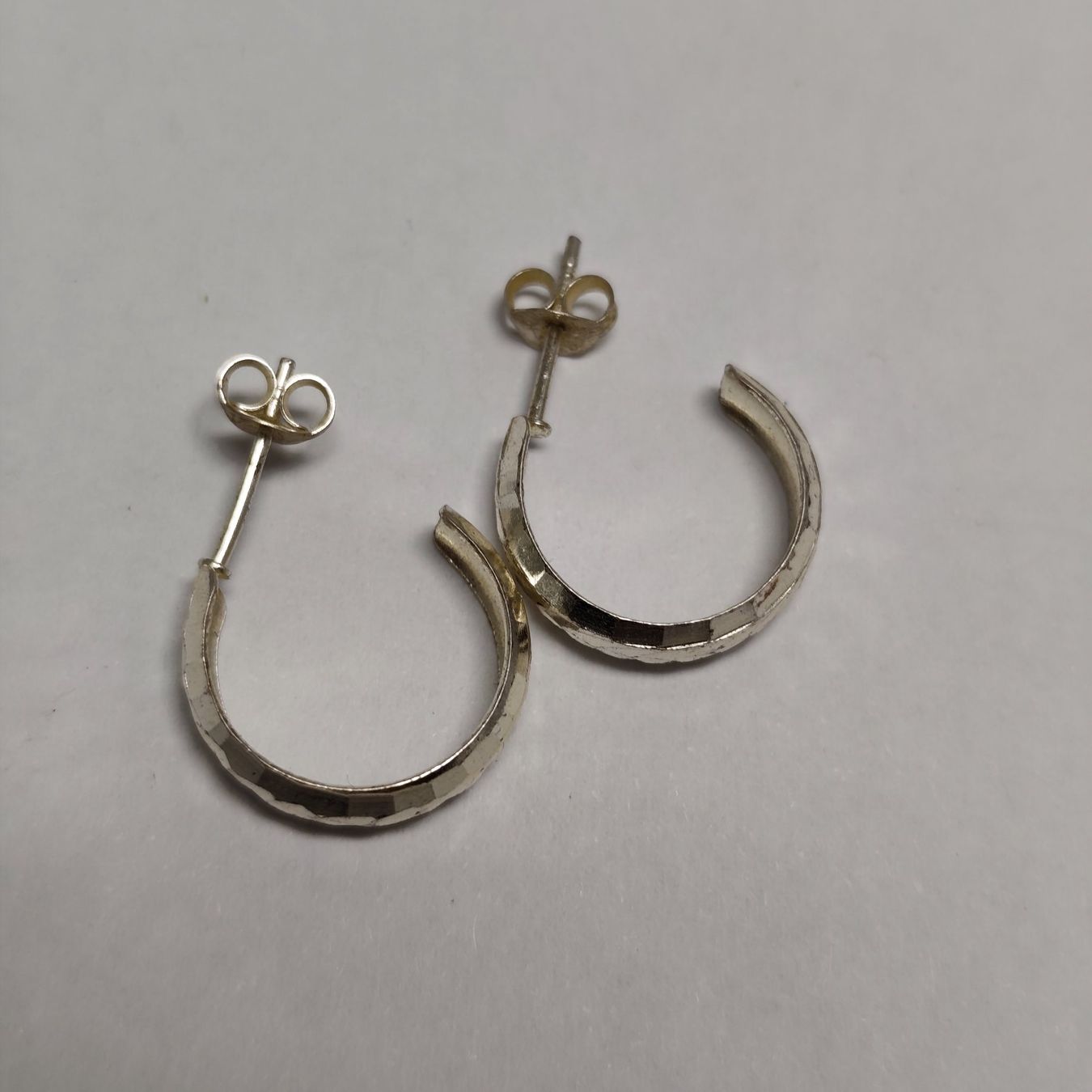 Orecchini pendenti & Orecchini a lobo: Vintage Silver silber Stud Earrings Boucles d'Oreilles #A3 – Usato da Châtelaine venduto da Tropic.Watch2 1