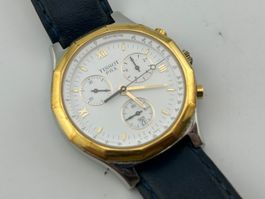 Vintage TISSOT chrono montre homme / Herrenuhr läuft