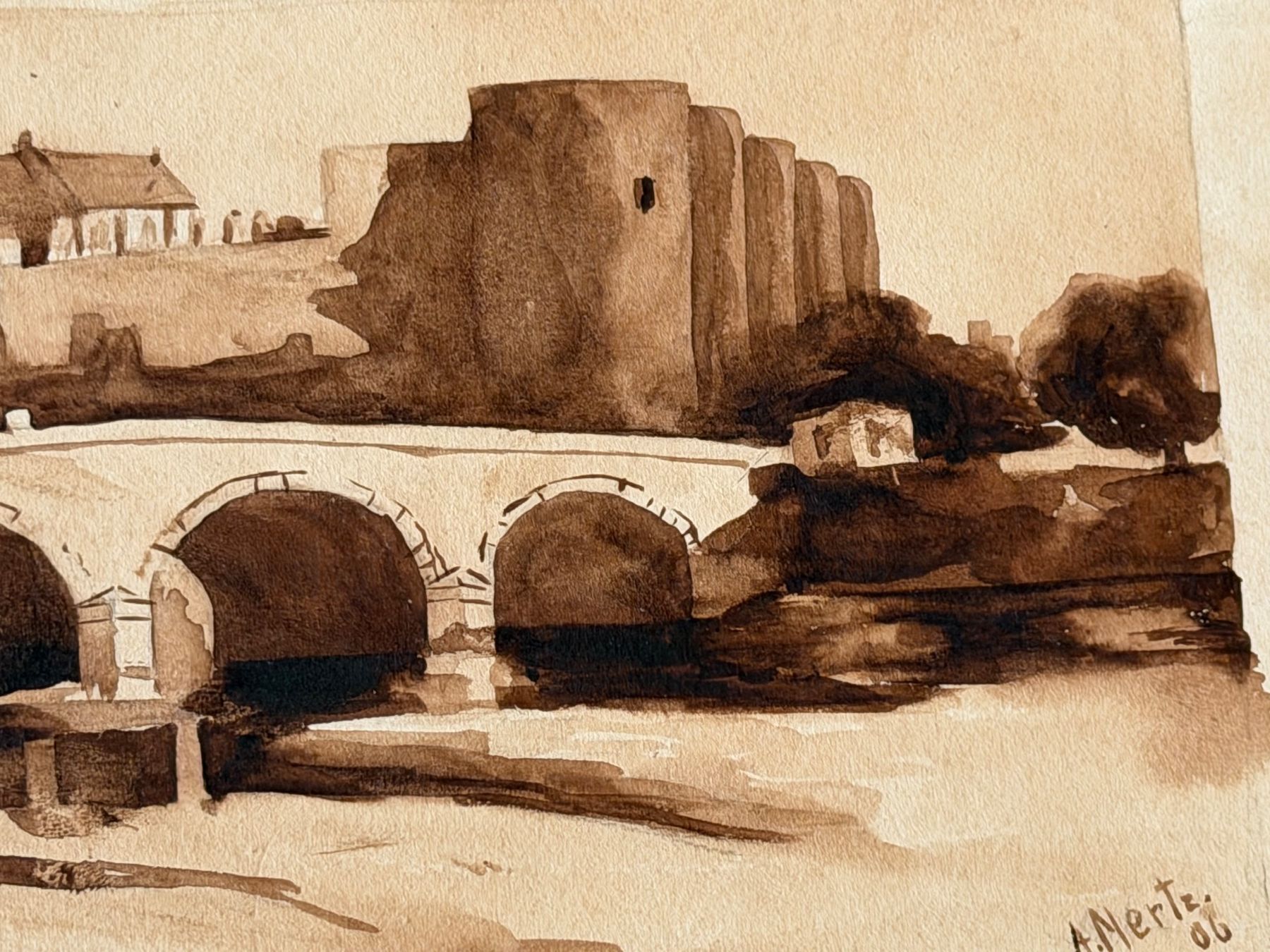 Tableaux: Emma Mertz (1880 -1937) Aquarell Original – D'occasion à Basel par PAUL_ART 4