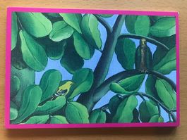 Kunst-Postkarte Naturschutz-Tram Zürich 2000-2002