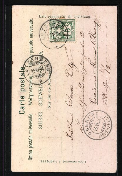 Cartoline postali: Junger Appenzeller Senn mit blumengeschm – Usato da Berlin venduto da bartko-reher 1