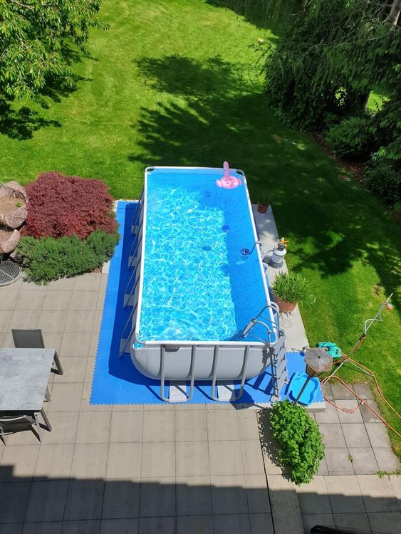 Pool Bestway Power Steel (488 x 244 x 122 cm) inkl. Zubehör | Acheter ...