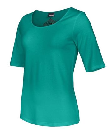 Moya KA Shirt fester Viscose Jersey smaragd Gr 36