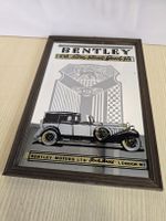 Vintage Werbespiegel von Bentley Motors Ltd.