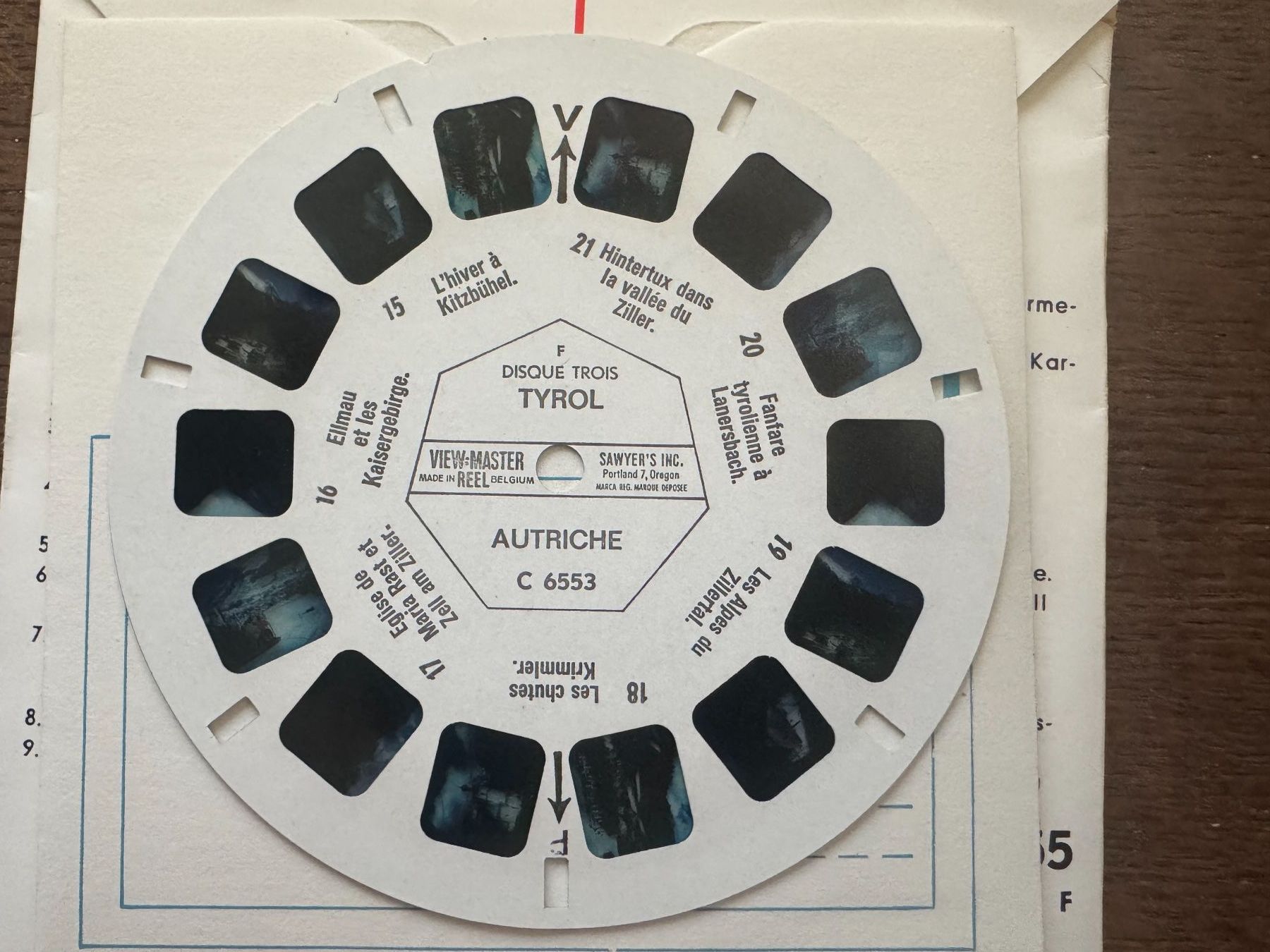 View-master Spielzeuge: View-Master 3D: Nr. C 655 TYROL ÖSTERREICH – Gebraucht aus Tegerfelden von siebenmacky 5