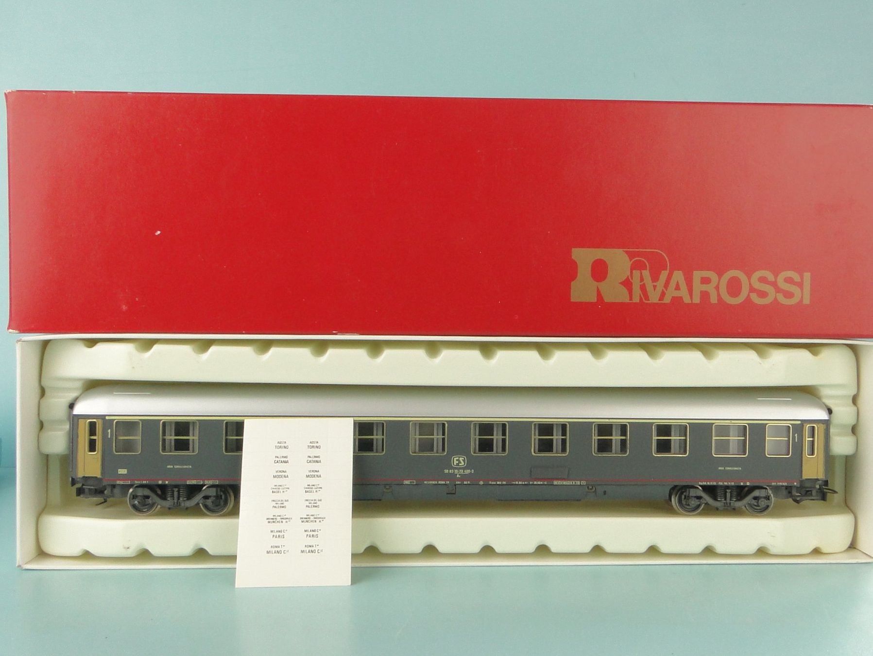 Rivarossi Modellini di ferrovie: Rivarossi H0 2574 FS 2 Kl – Usato da Bülach venduto da cann11 1
