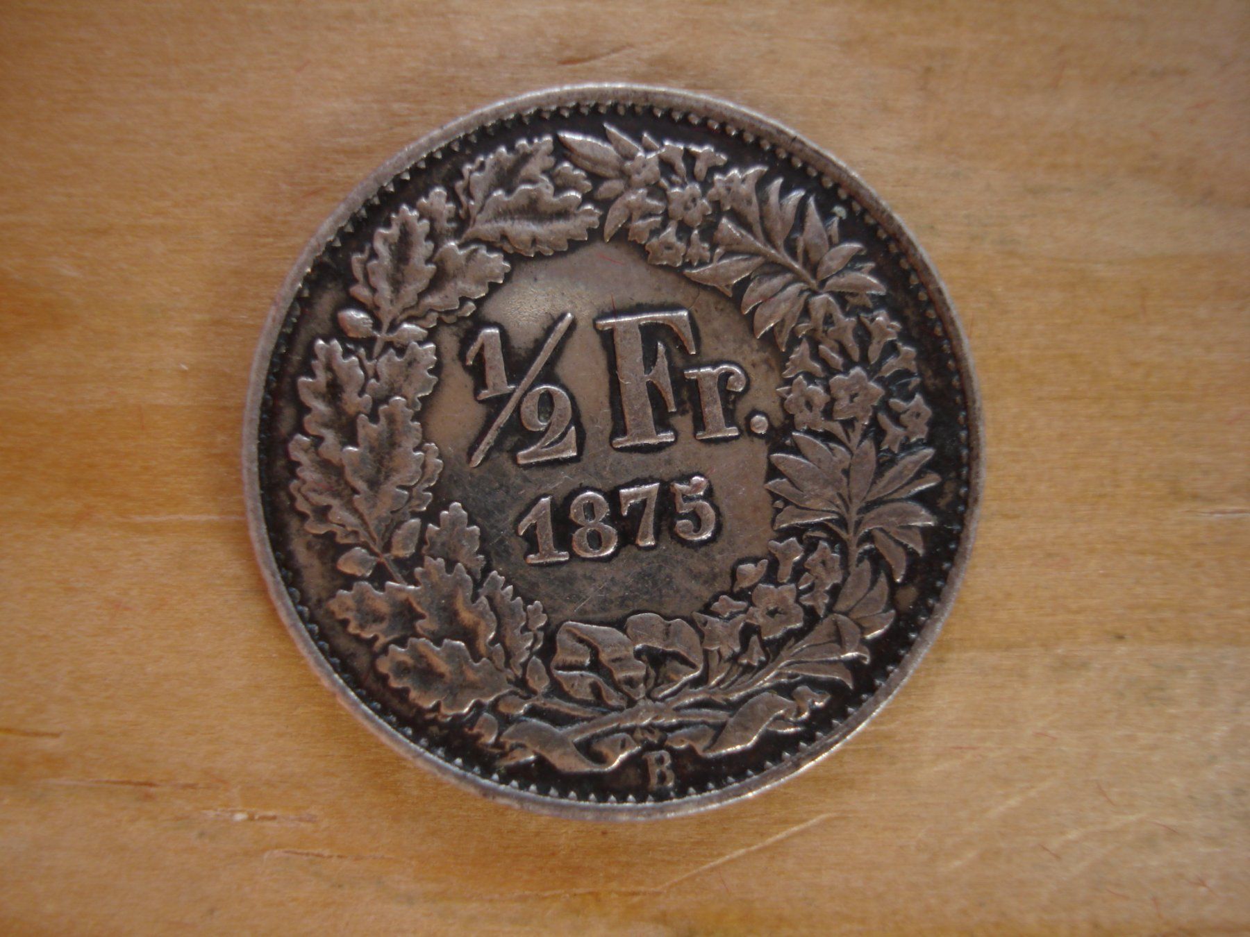 Tutti le monete: (C1) 1/2 Franken 1875 VZ- – Usato da Erlach venduto da Net-Coins