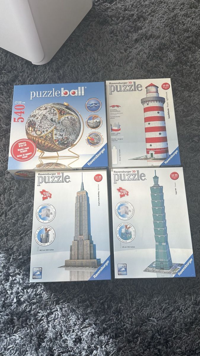 Ravensburger Puzzle: Ravensburger 3D Puzzles Set – Usato da Ettingen venduto da slg_4107