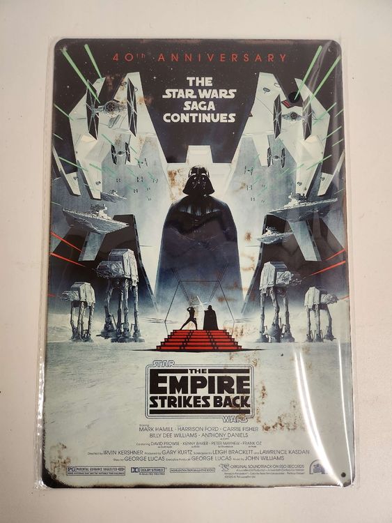 Ecriteaux: Star Wars Blechschild "Das Imperium schlägt zurück" 20x30cm  – Neuf avec emballage d'origine à Tuggen par Zweitechanceboutique