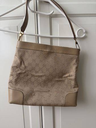 Gucci Tasche Canvas Beige Vintage