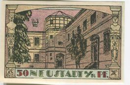 Notgeld "50 Pfennig. Neustadt am Rübenberge 1921"