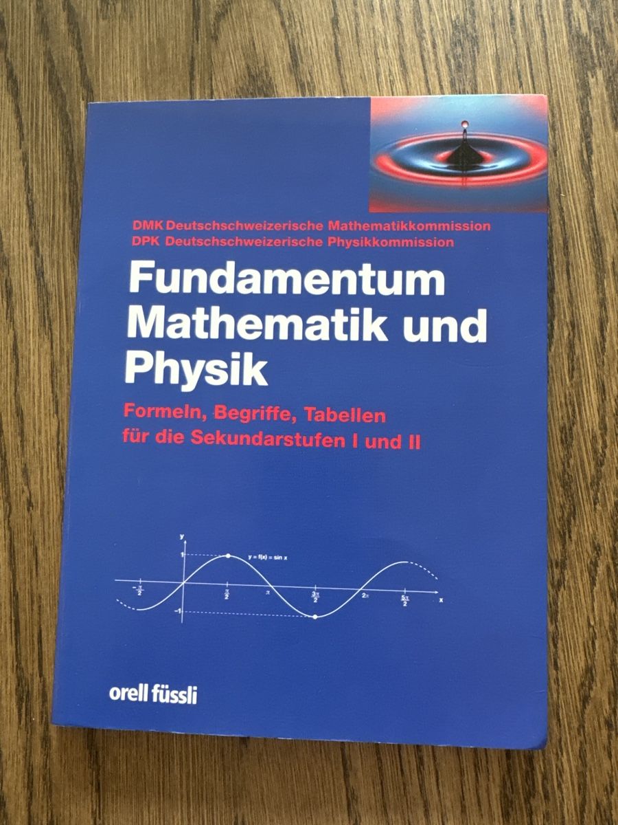 Libri: Fundamentum Mathematik und Physik – Usato da Herisau venduto da XenonSniper