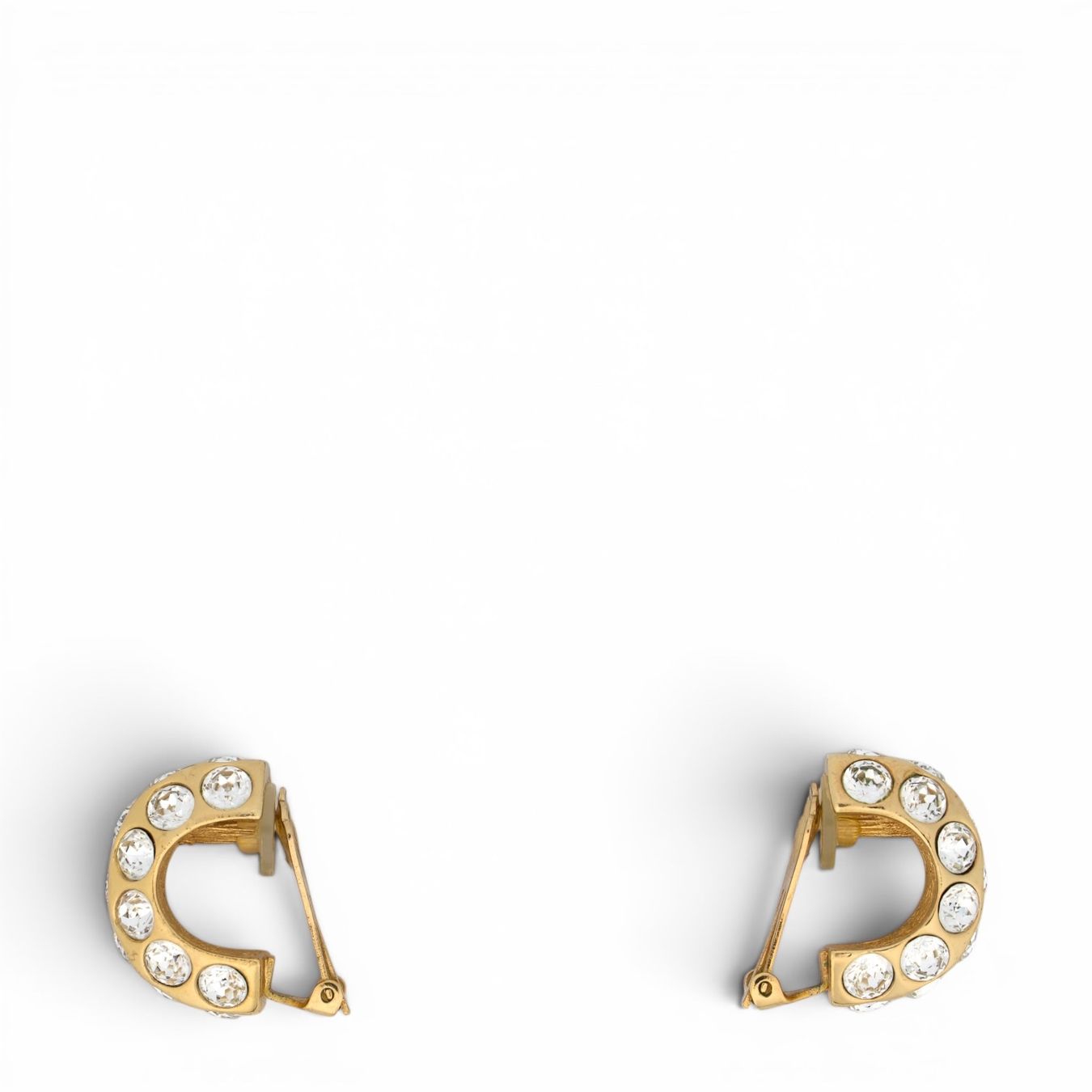 Dior Orecchini pendenti & Orecchini a lobo: Christian Dior Ohrclips Creolen – Usato da Binningen venduto da Designerlabels 2