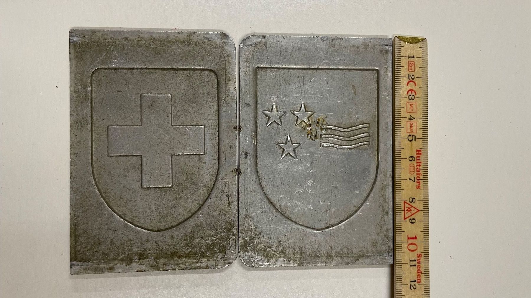 Schilder: Blechschilder Wappen Kanton Aargau & Schweiz – Gebraucht aus Bremgarten AG von Schussi 4