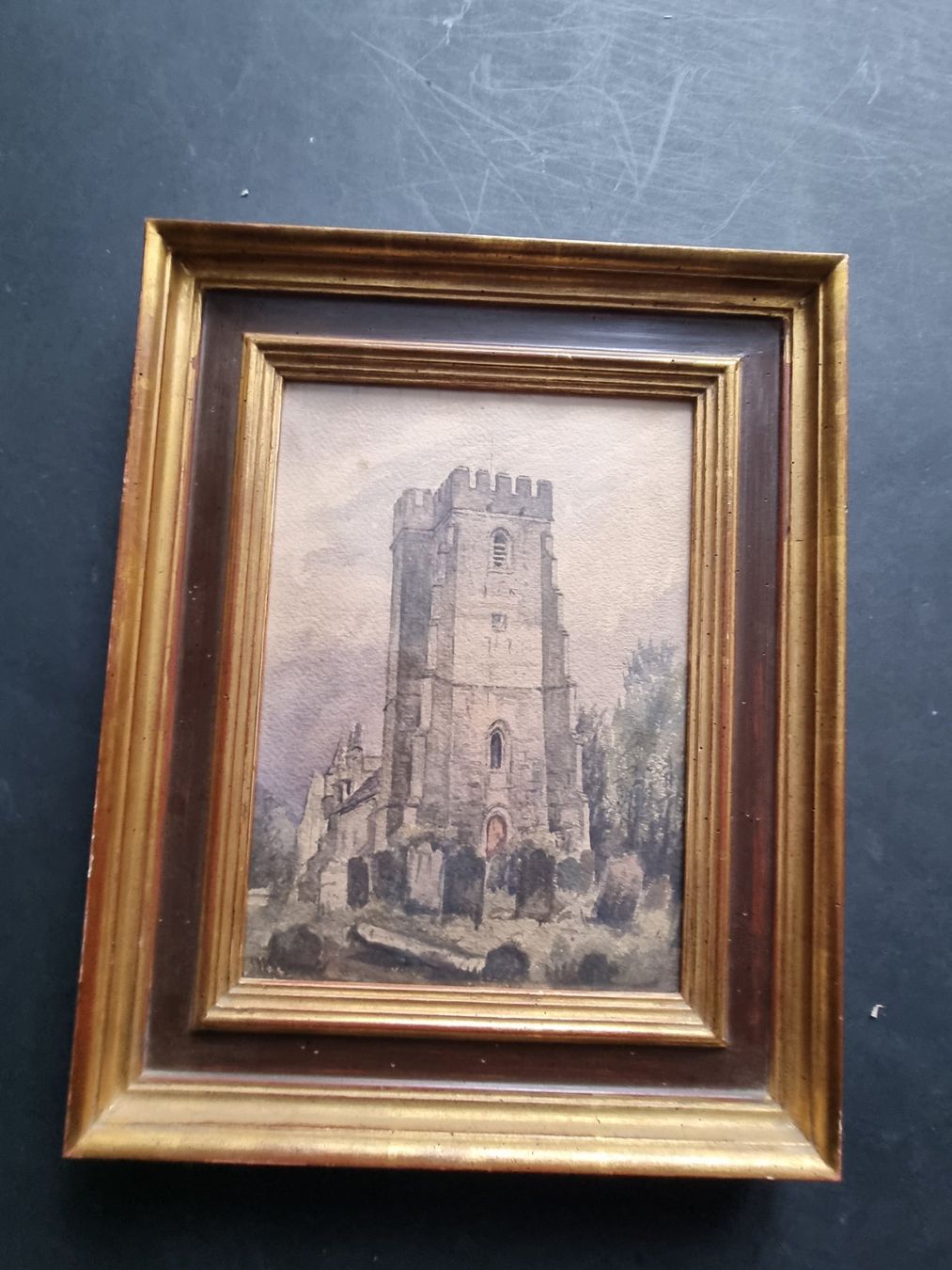 Dipinti: AQUARELL MIT RAHMEN – Usato da Gersau venduto da grafik-kunst 2
