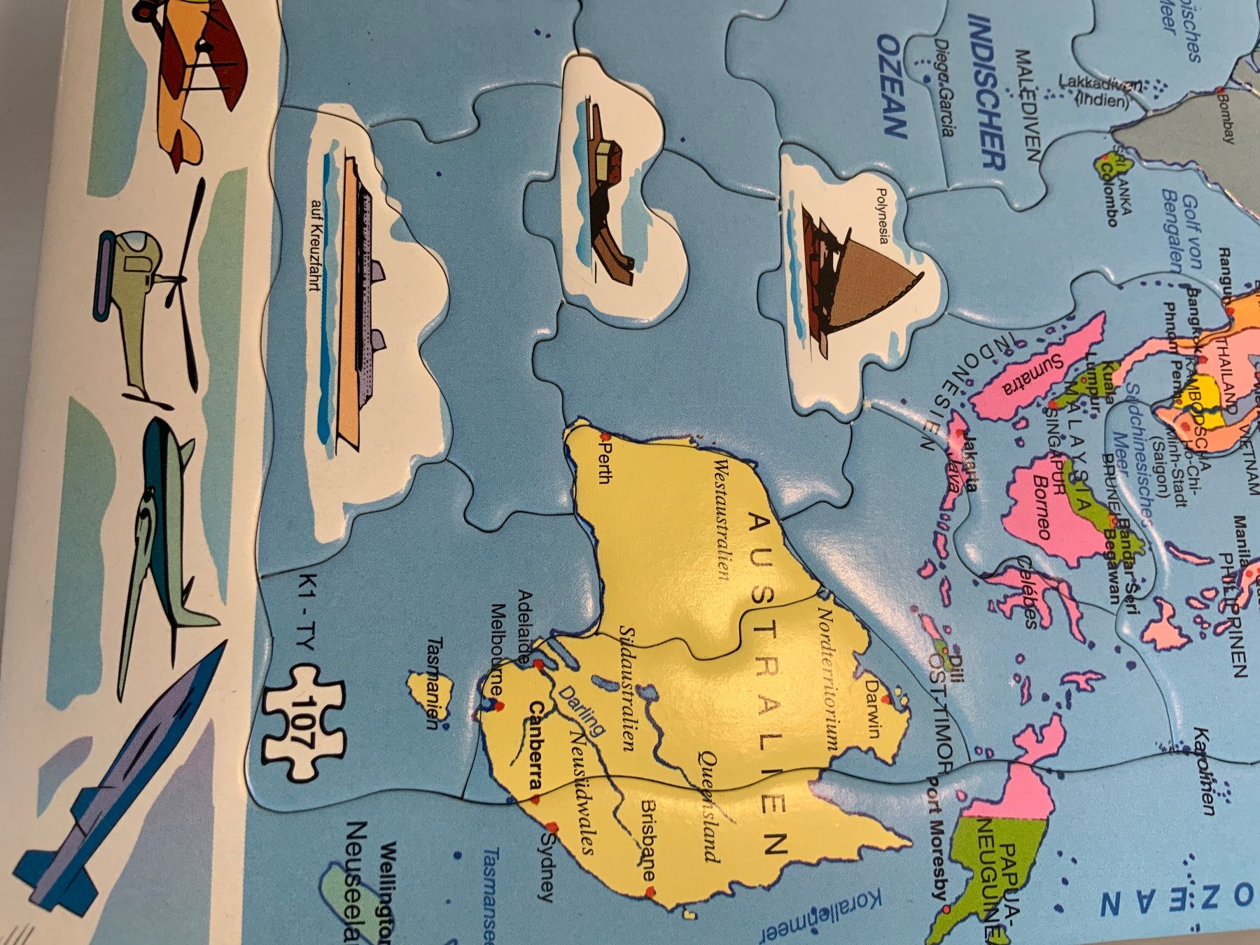 Lernpuzzle &amp;quot;Die Erde&amp;quot; 🌎, 107 Teile, für kleine Entdecker! (Gebraucht ...