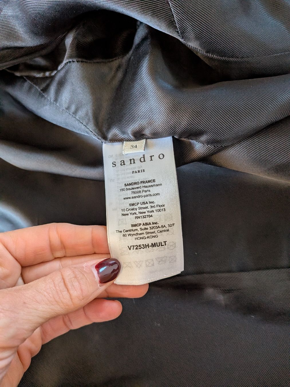 Sandro Giacche: Sandro Tweed Jacke Grösse 34 – Usato da Eschenbach SG venduto da SanFranciscoCalifornia 2