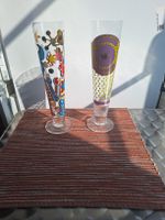 2er Set lustige Sektgläser / Champagner/ Biergläser, wie neu