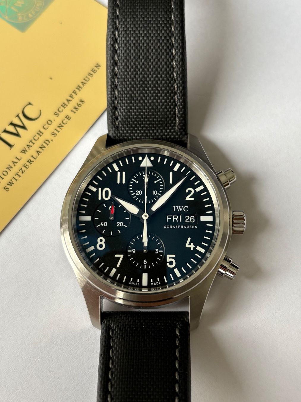 IWC Montres: IWC Flieger Chronograph IW371701 – D'occasion à Birsfelden par Mynos 5