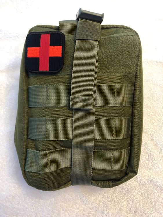 IFAK First Aid Kit Refill - Chest Seal, Pressure Bandage, Gauze, Shears - Trauma Kit