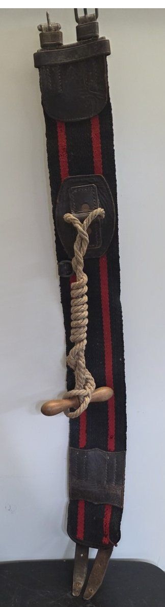 Gürtel: Alter Schweizer Feuerwehrgurt / Haltegurt (88 cm) – Gebraucht aus Flums von Flumsantik 3