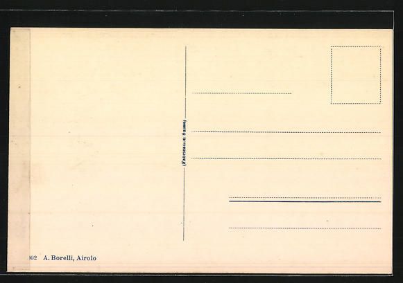 Cartoline postali: St. Gottardo, Blick auf Ort und Gewässe – Usato da Berlin venduto da bartko-reher 1