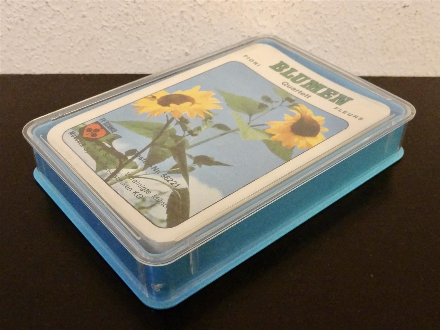 Spiele: altes Quartett BLUMEN-QUARTETT BLUMEN – Gebraucht aus Kerzers von wisaundsowiso 1