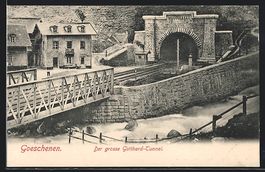 Goeschenen, Eingang zum grossen Gotthard