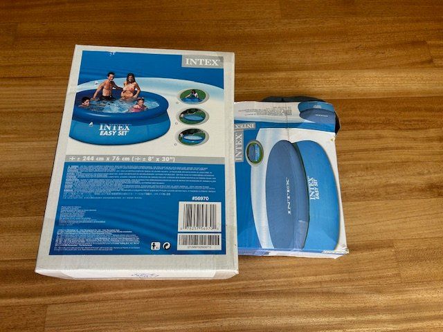 Intex Piscine: Intex Easy Set Pool 244 x 76 cm mit Abdeckung Neu – Nuovo e nell'imballaggio originale da Schwerzenbach venduto da espoire 1