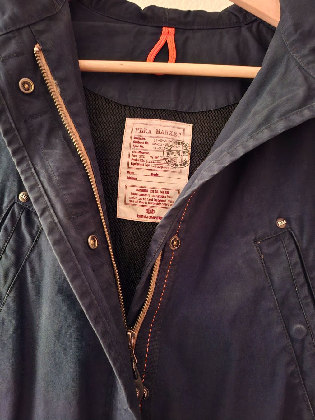 Parajumpers Vestes: Parajumpers blau Baumwolle – D'occasion à Leukerbad par mortil3 3