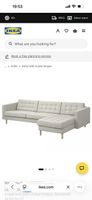 IKEA L shaped sofa- 3 month old.