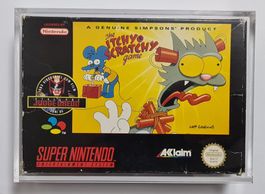 The Itchy & Scratchy CIB🕹️Super Nintendo SNES EUR 👉RARITÄT