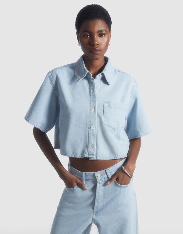 Cos Blusen: Chemise courte jeans COS – Neu (gemäss Beschreibung) aus Prilly von ste_fani 1