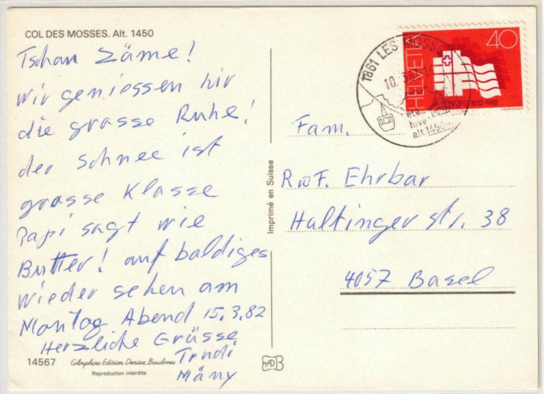 Cartes postales: Col des Mosses - 5 Bild AK – D'occasion à Binningen par Mountainrider 1