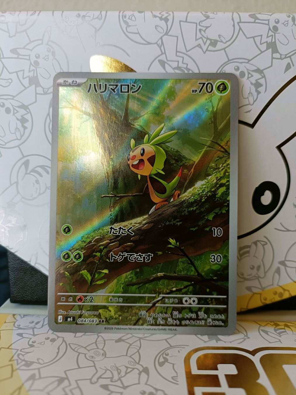Pokémon Carte collezionabili: Chespin AR (m4) JP – Usato da Zürich venduto da Sysyem-pokemon