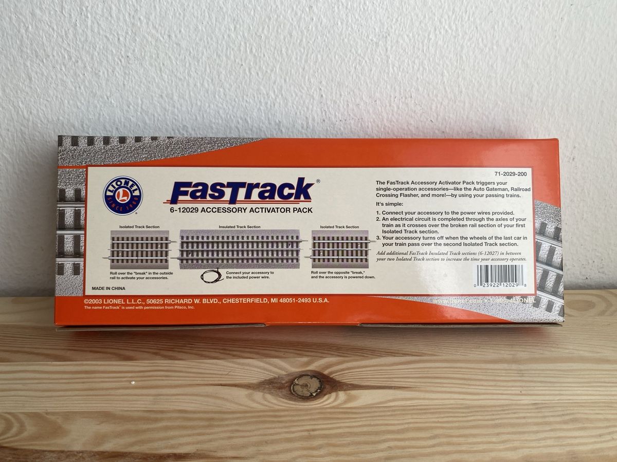 Lionel Modelleisenbahnen: Lionel Fastrack Accessory Activator Pack 6-12029 – Neu und originalverpackt aus Luzern von fairflip 1