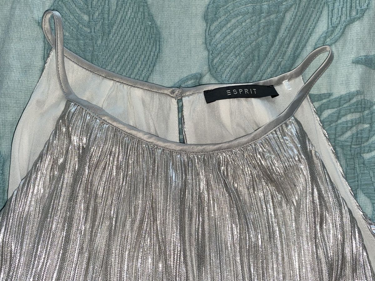 Esprit Kleider: Cocktailkleid Silber ärmellos Esprit NEU Grösse S – Neu (gemäss Beschreibung) aus Oberrohrdorf von Desteny1 5