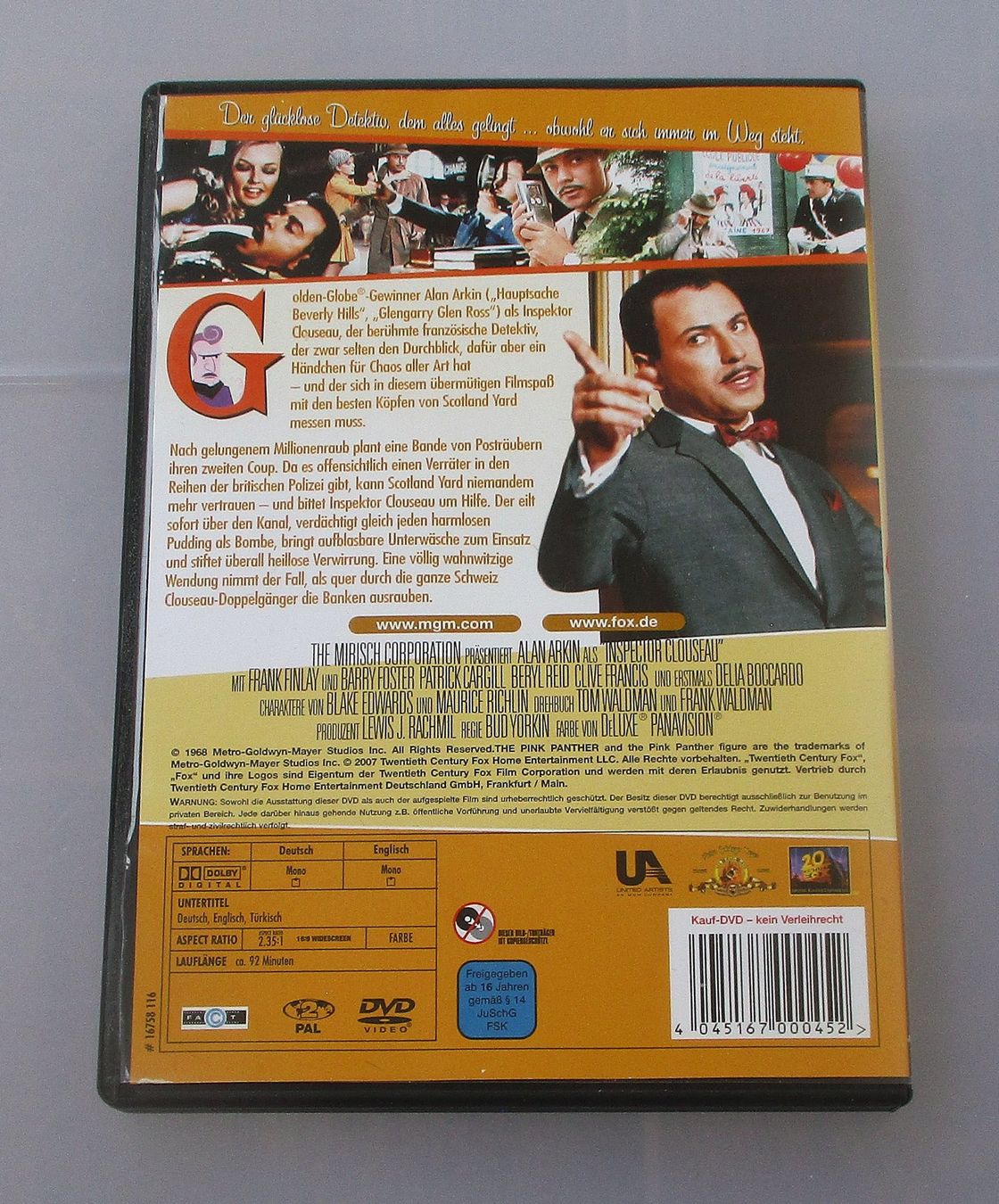 Tutti i DVDs: INSPECTOR CLOUSEAU - Alan Arkin – Usato da Wattwil venduto da Muriel10 1
