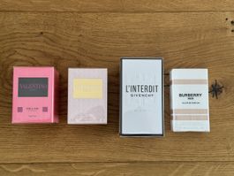 4 x Parfum ungeöffnet/ original verpackt 