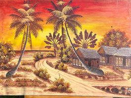 Toile peinture Madagascar 
