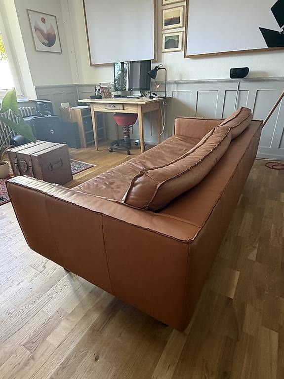 Sofas: Ledersofa von Interio - hellbraun – Gebraucht aus Winterthur von FloZound 1