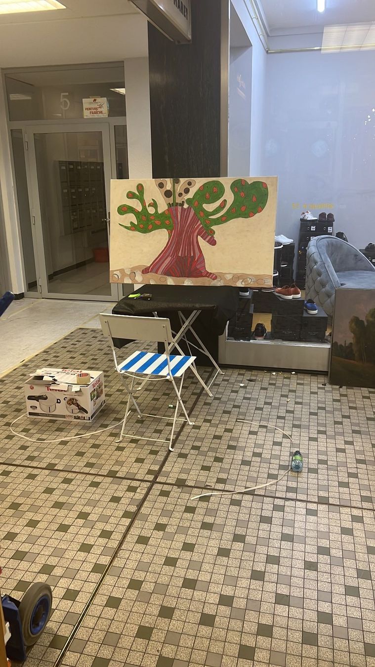 Dipinti: TRèS GRANDE HUILE SUR TOILE – Usato da Genève venduto da Qanil77