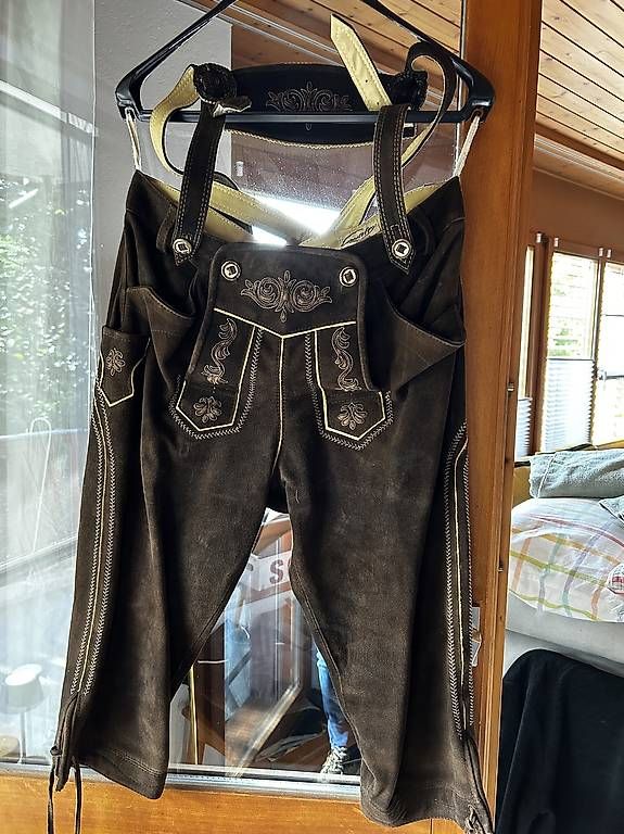 Pantaloni: Lederhose Kniebund braun – Usato da Wetzikon ZH venduto da mitchinger100