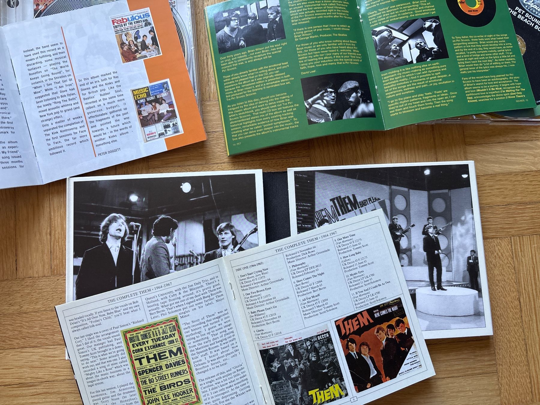 CD: The Kinks, Monkees, The Beach Boys & Them mit Van Morrison – Usato da Wabern venduto da fingersinfactories 3